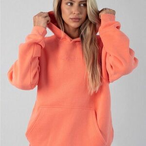 NEW Coral Comfrt Hoodie Sweatshirt in XS/Coral